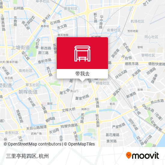 三里亭苑四区地图