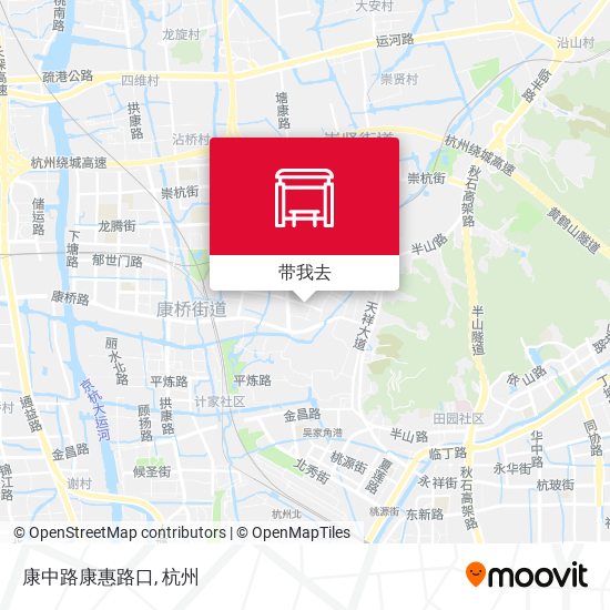康中路康惠路口地图