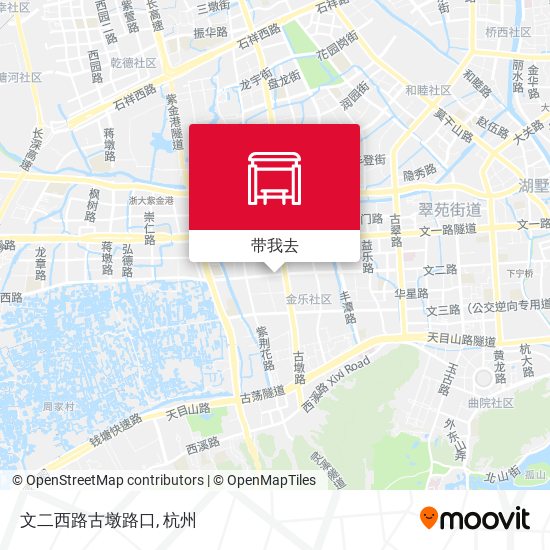 文二西路古墩路口地图