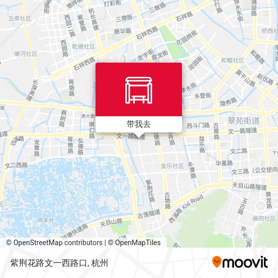 紫荆花路文一西路口地图