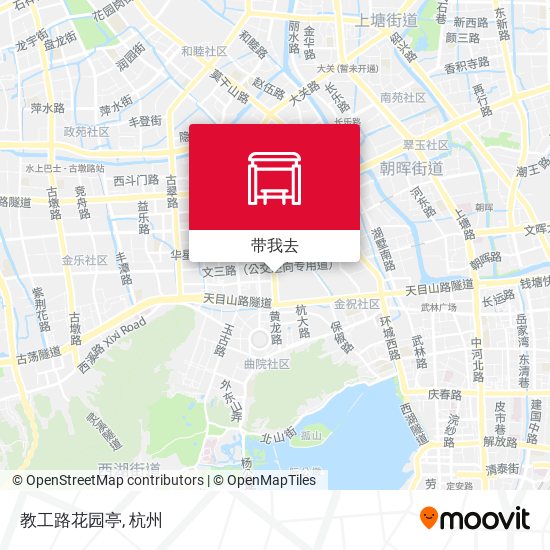 教工路花园亭地图