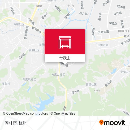 闲林南地图