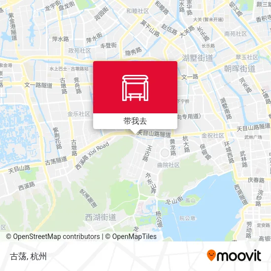 古荡地图