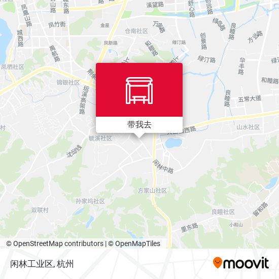 闲林工业区地图