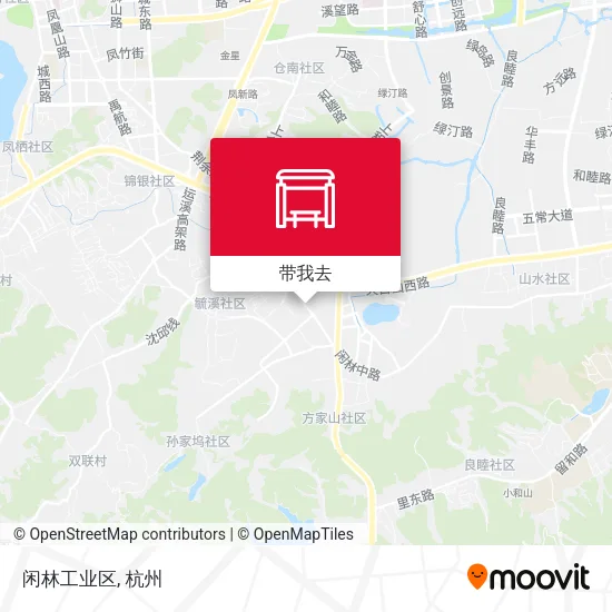 闲林工业区地图