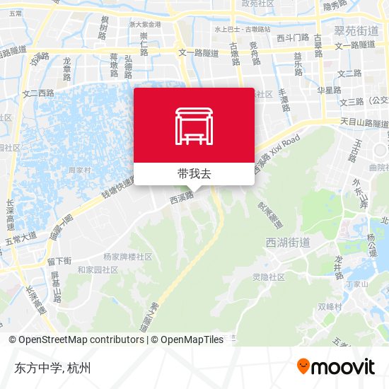 东方中学地图