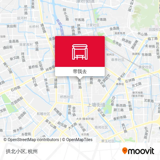 拱北小区地图