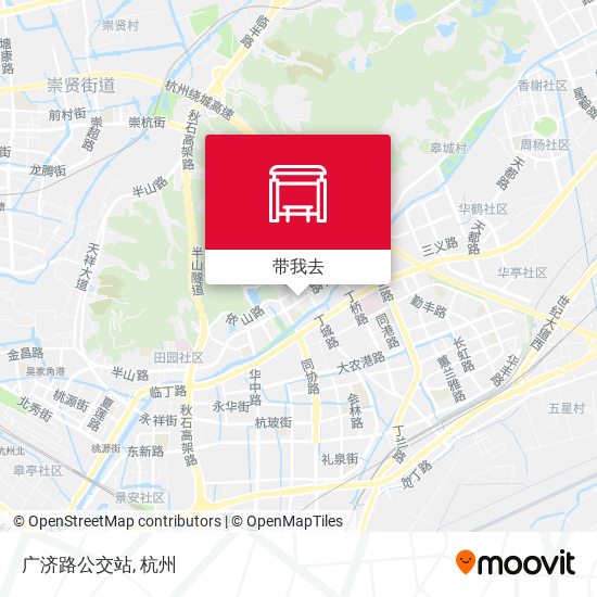 广济路公交站地图