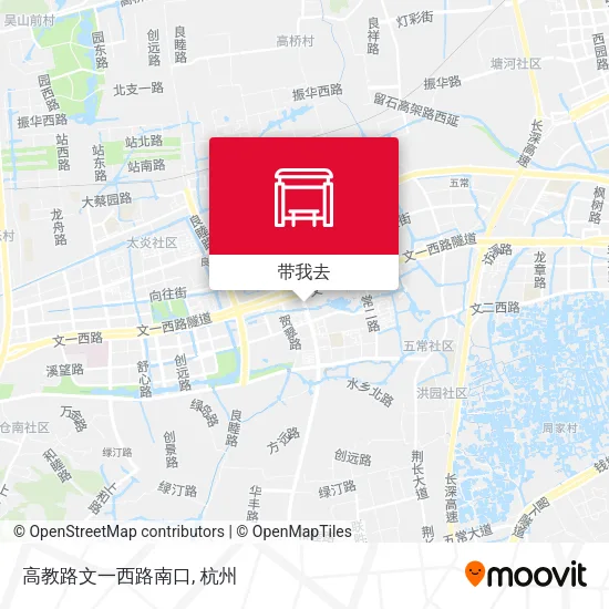 高教路文一西路南口地图