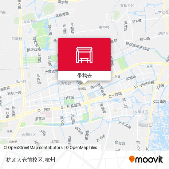 杭师大仓前校区地图