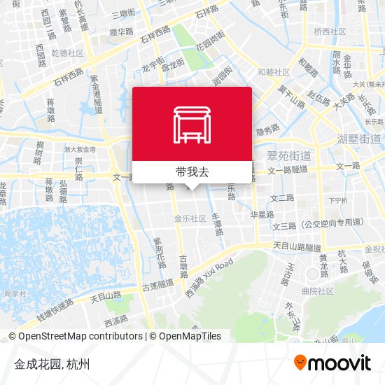 金成花园地图