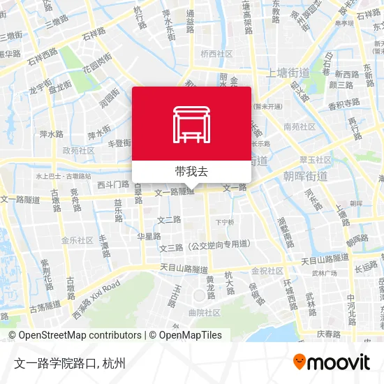 文一路学院路口地图