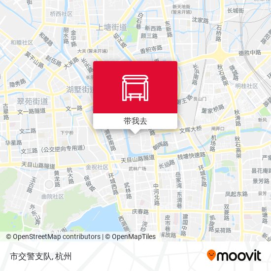 市交警支队地图