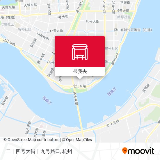 二十四号大街十九号路口地图