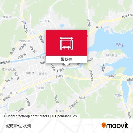 临安东站地图