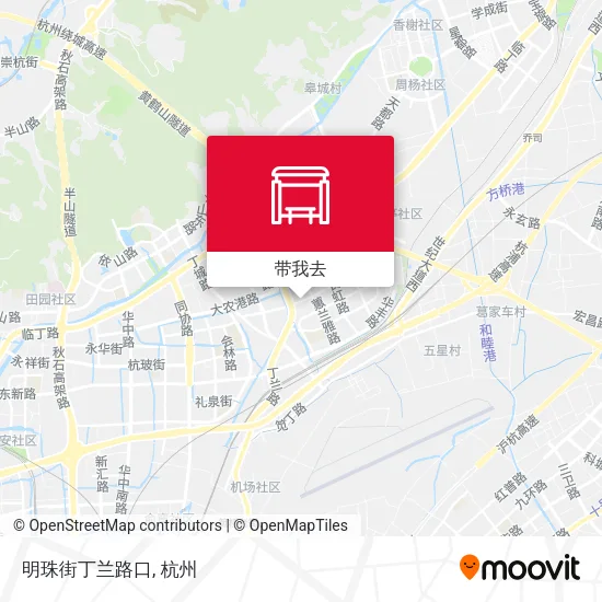 明珠街丁兰路口地图