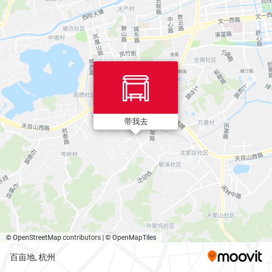 百亩地地图
