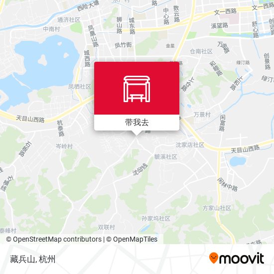 藏兵山地图
