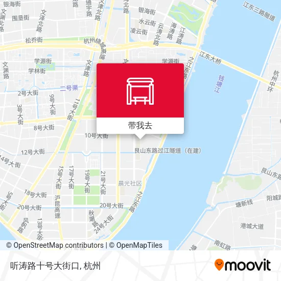 听涛路十号大街口地图