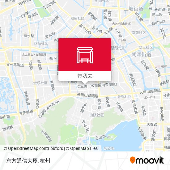 东方通信大厦地图