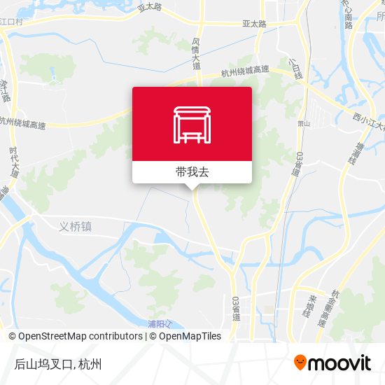 后山坞叉口地图