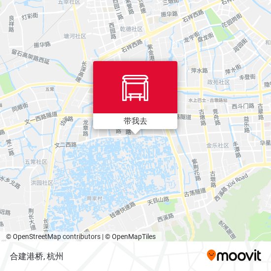 合建港桥地图