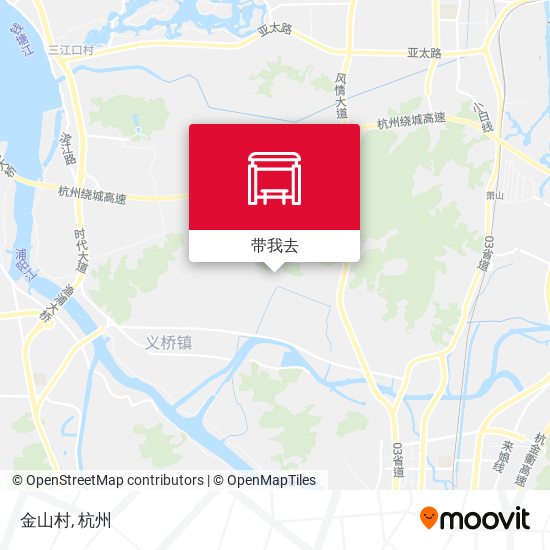 金山村地图