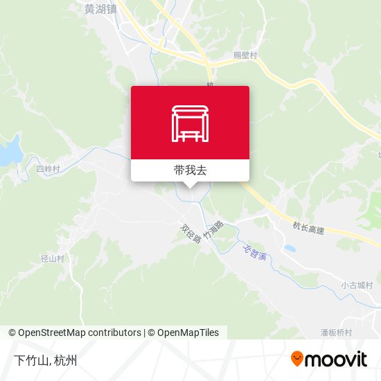 下竹山地图