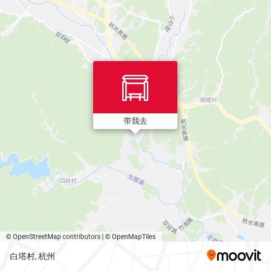 白塔村地图