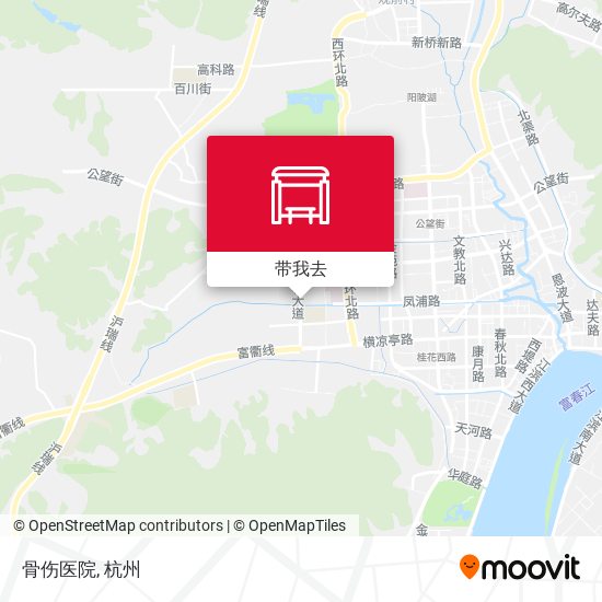 骨伤医院地图