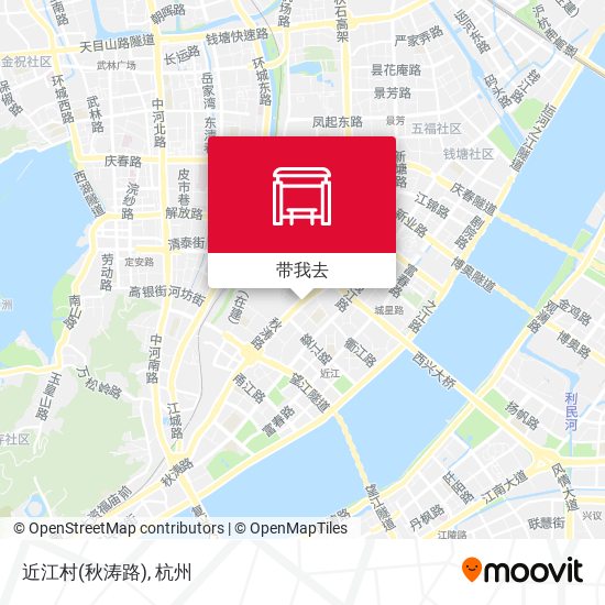 近江村(秋涛路)地图