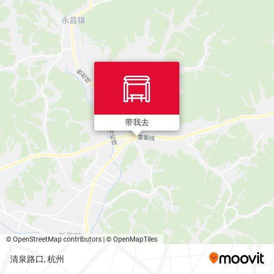 清泉路口地图