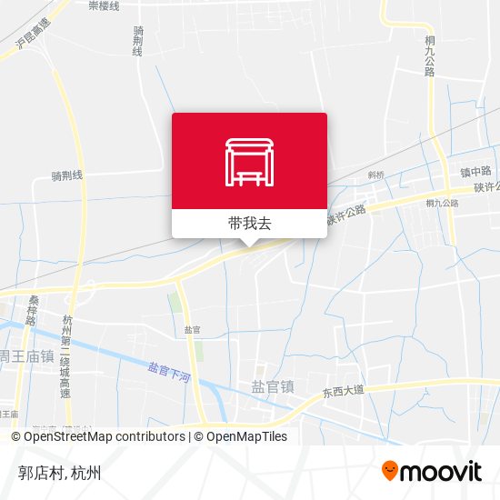 郭店村地图