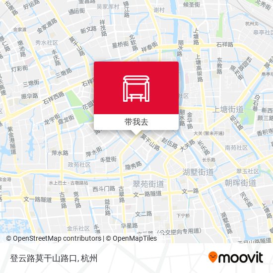 登云路莫干山路口地图