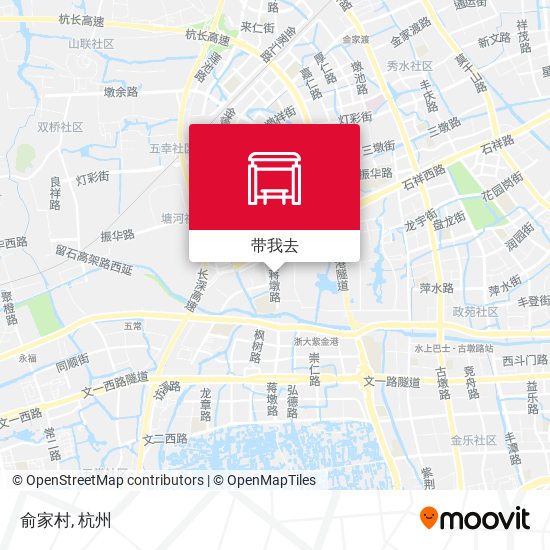 俞家村地图