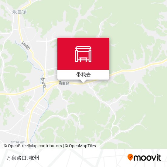 万泉路口地图
