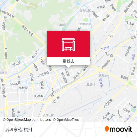 后珠家苑地图