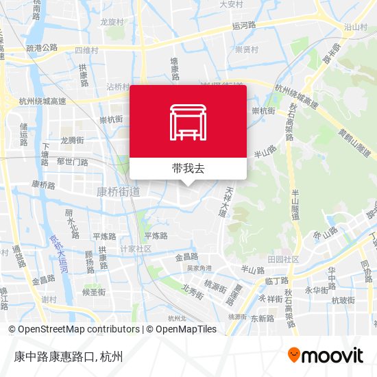 康中路康惠路口地图
