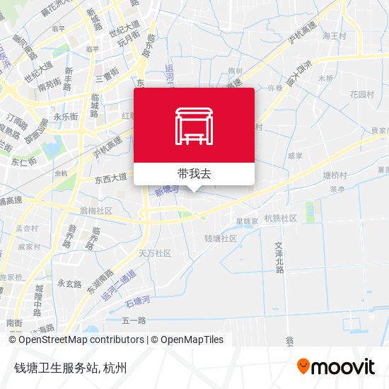 钱塘卫生服务站地图