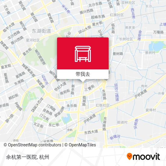 余杭第一医院地图
