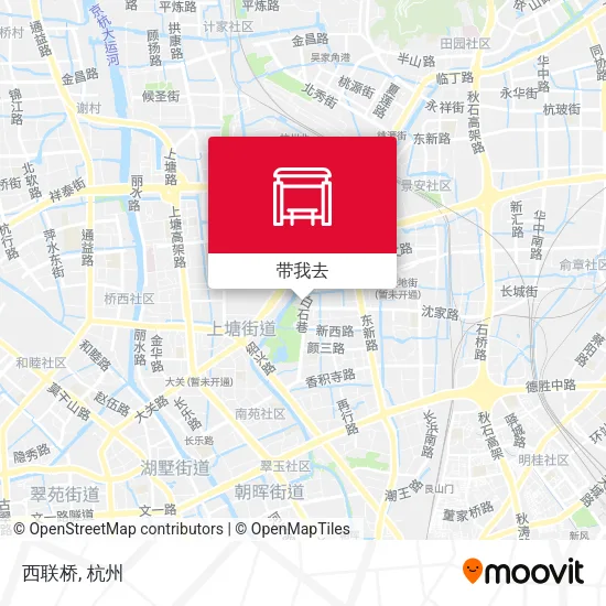 西联桥地图