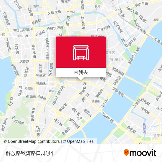 解放路秋涛路口地图