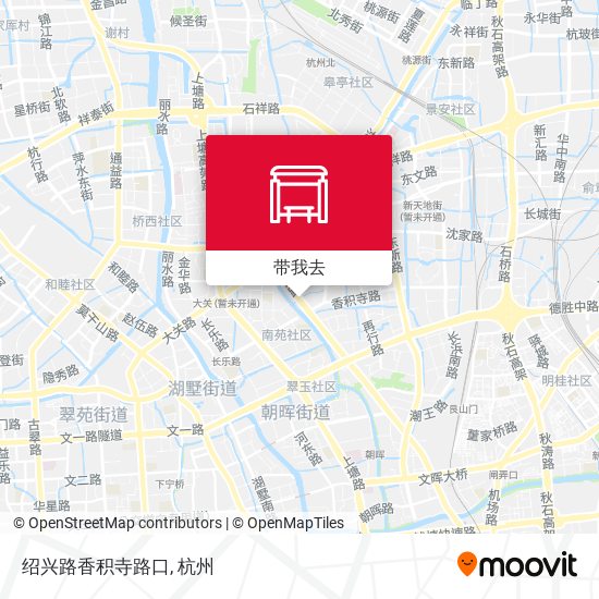 绍兴路香积寺路口地图