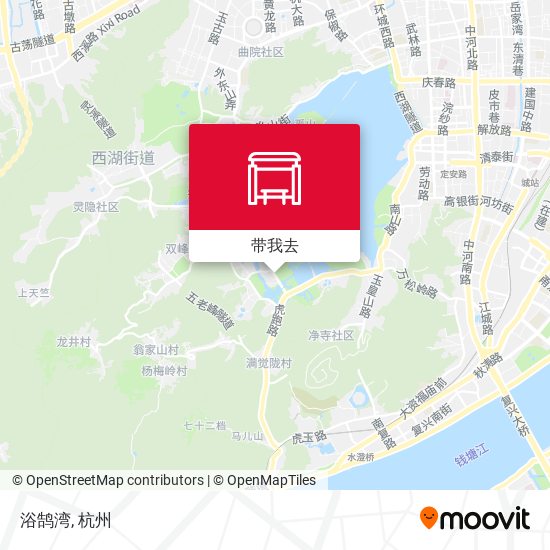 浴鹄湾地图