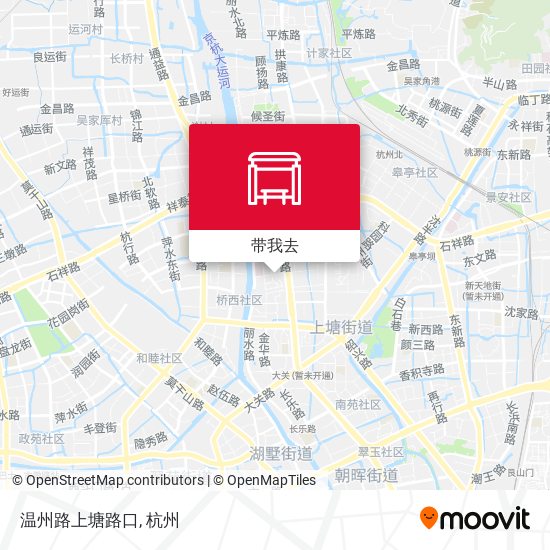 温州路上塘路口地图
