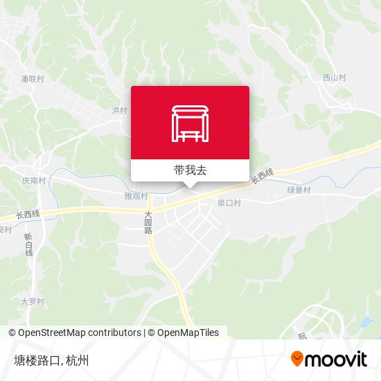 塘楼路口地图