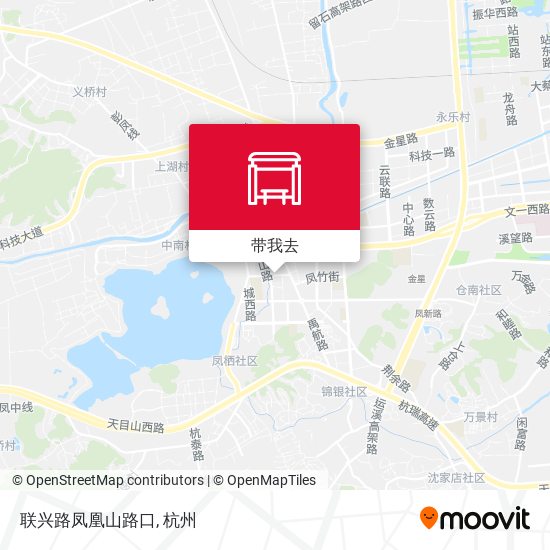 联兴路凤凰山路口地图
