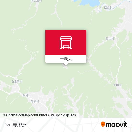 径山寺地图