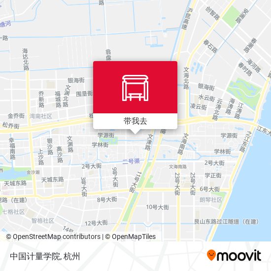 中国计量学院地图