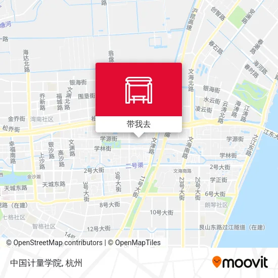 中国计量学院地图